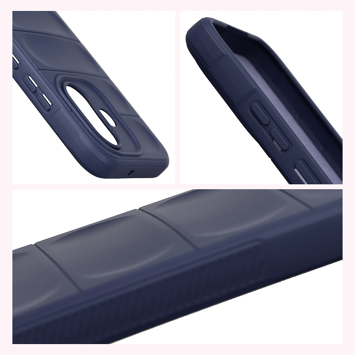 Robuste Handyhülle für Xiaomi Redmi Note 17 5G, Bizon Case Tur, Dunkelblau (7/8)