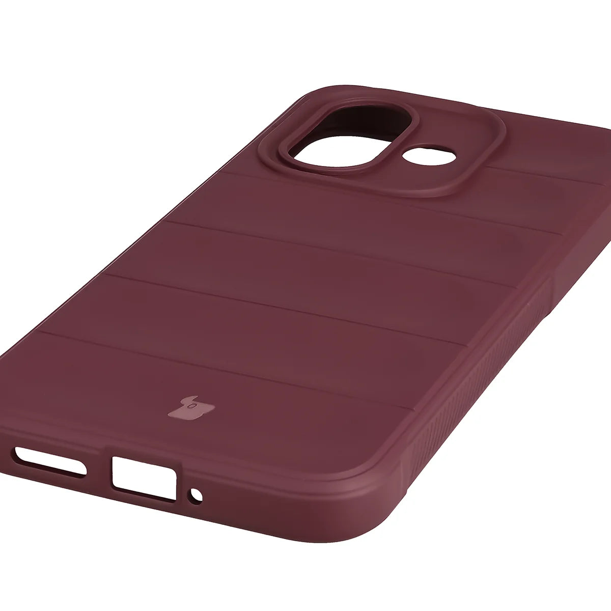 Robuste Handyhülle für Xiaomi Redmi Note 17 5G, Bizon Case Tur, Burgunderrot (3/8)