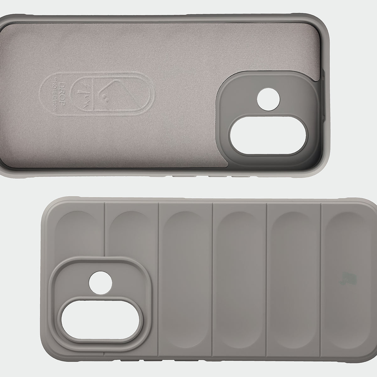 Robuste Handyhülle für Xiaomi Redmi Note 17 5G, Bizon Case Tur, Hellgrau (6/8)