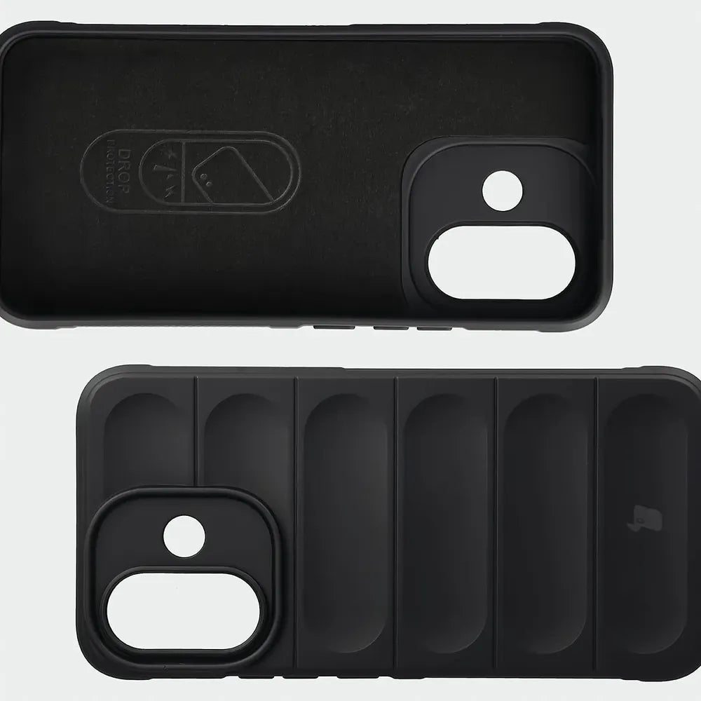 Robuste Handyhülle für Xiaomi Redmi Note 17 Pro 5G, Bizon Case Tur, Schwarz (6/8)