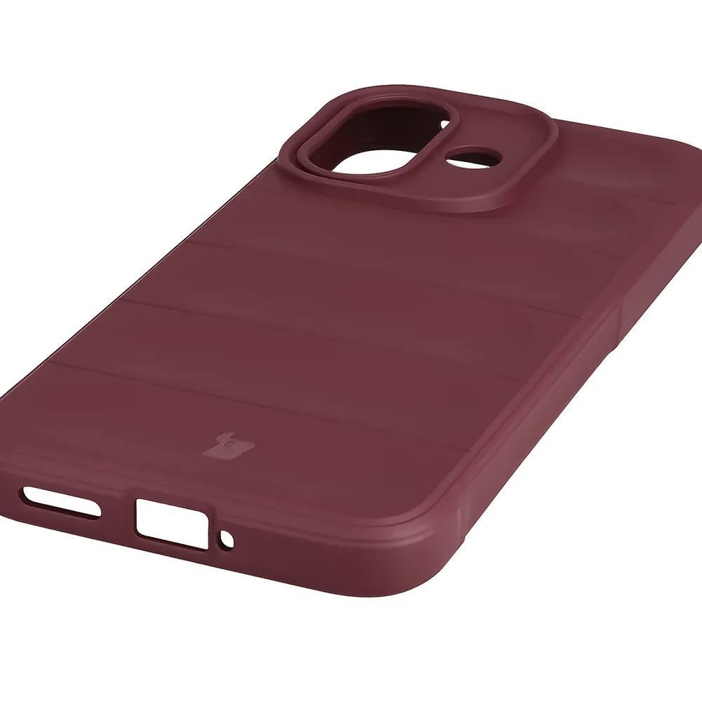 Robuste Handyhülle für Xiaomi Redmi Note 17 Pro 5G, Bizon Case Tur, Burgunderrot (3/8)