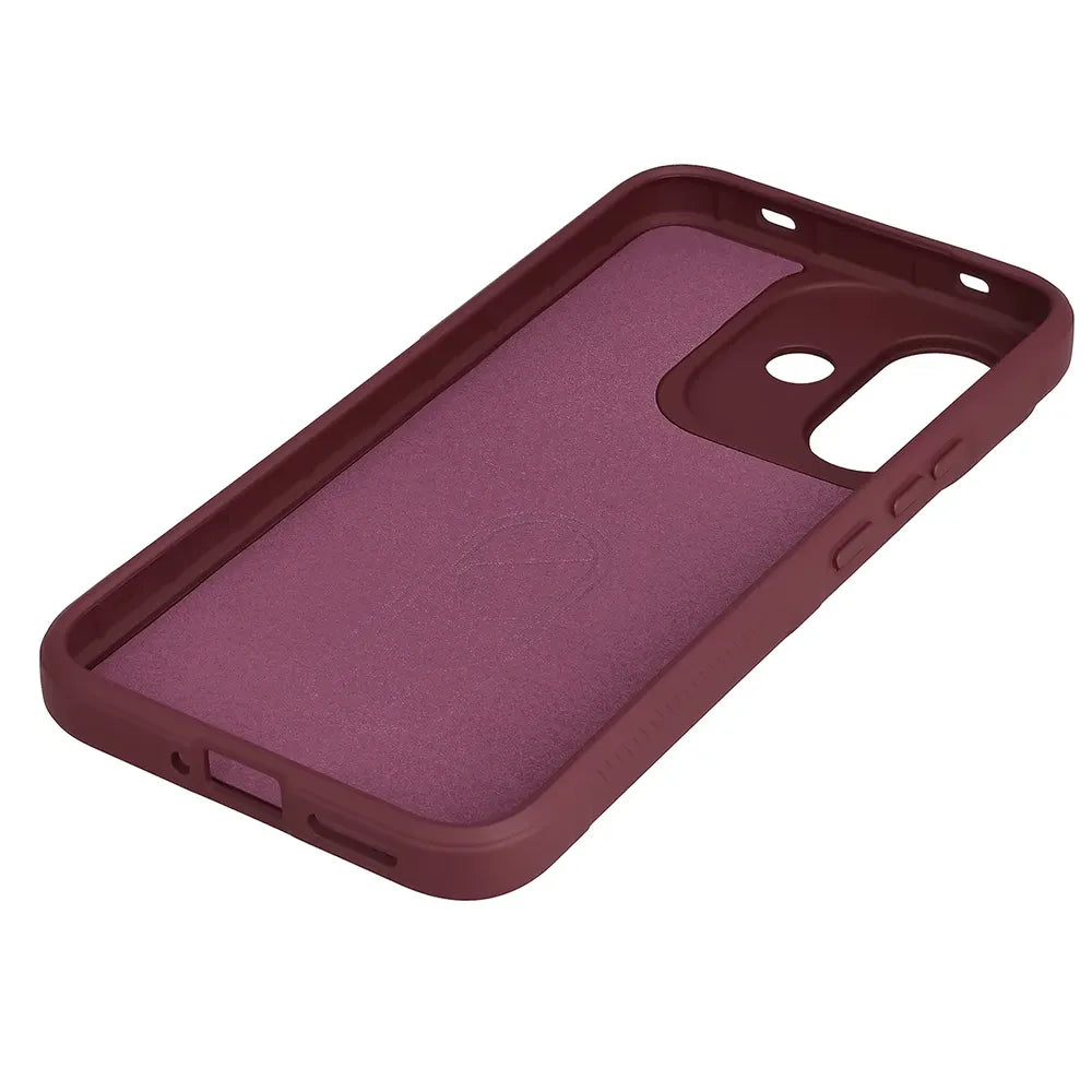 Robuste Handyhülle für Xiaomi Redmi Note 17 Pro 5G, Bizon Case Tur, Burgunderrot (4/8)