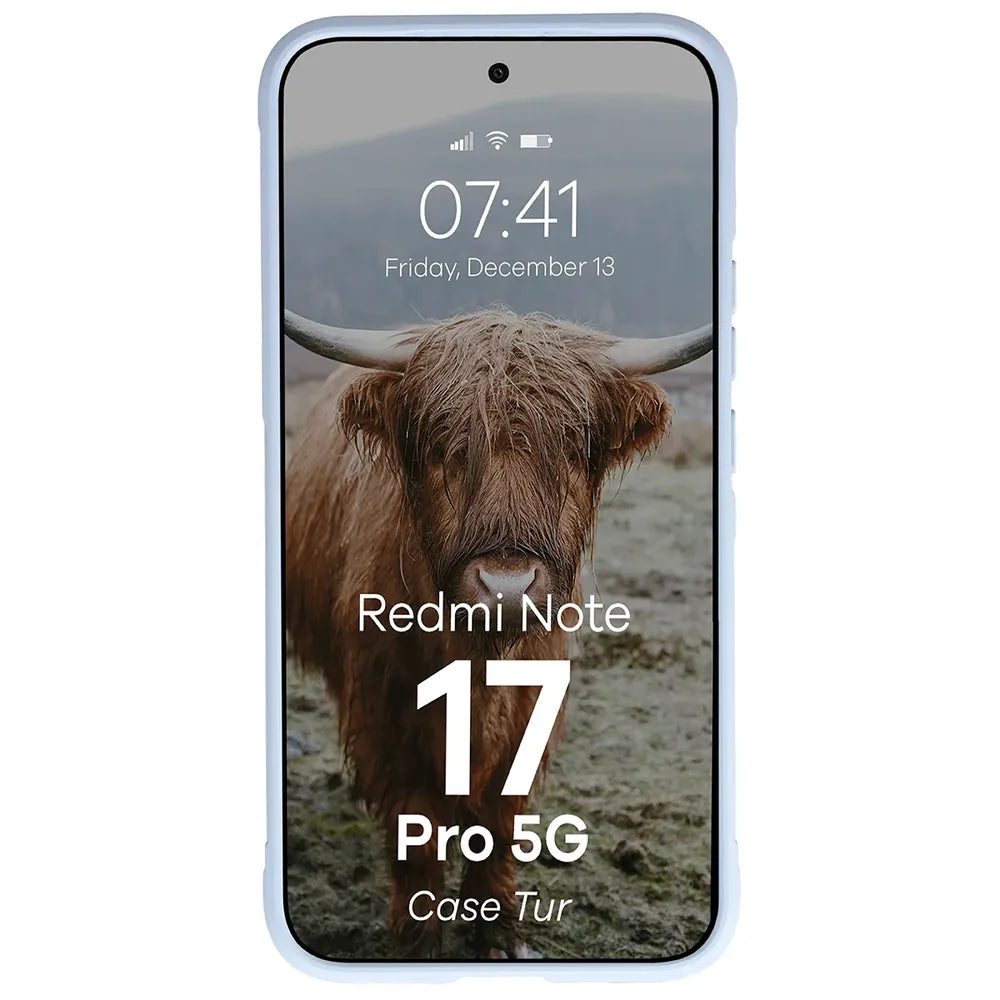 Robuste Handyhülle für Xiaomi Redmi Note 17 Pro 5G, Bizon Case Tur, Hellblau (5/8)