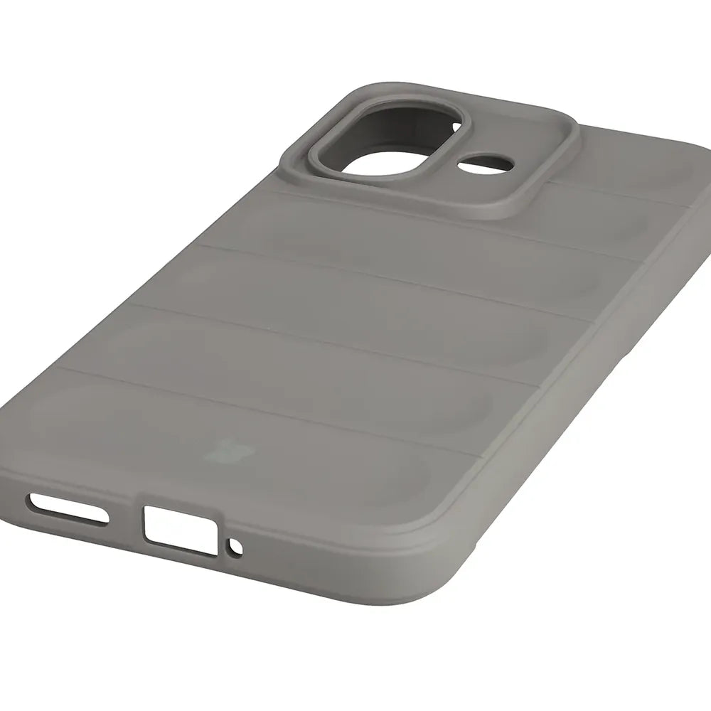Robuste Handyhülle für Xiaomi Redmi Note 17 Pro 5G, Bizon Case Tur, Hellgrau (3/8)