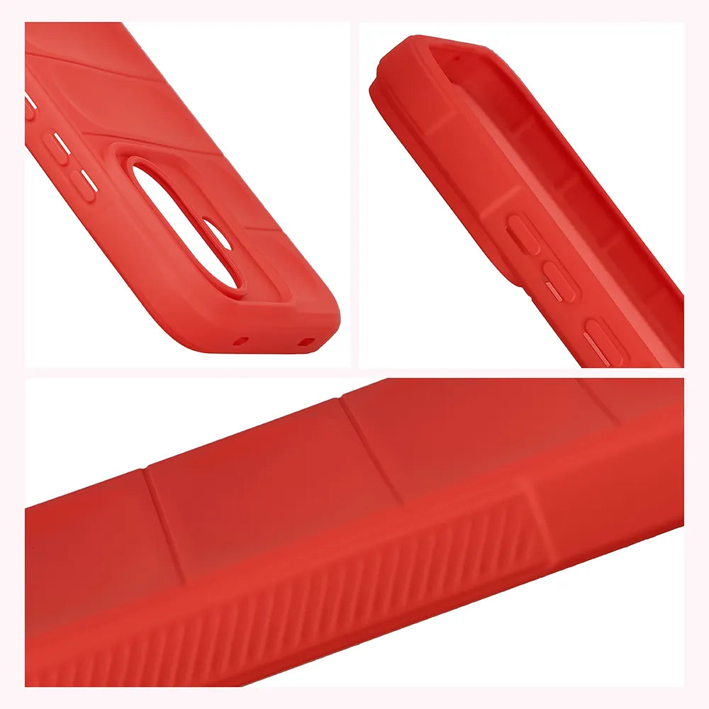 Robuste Handyhülle für Xiaomi Redmi Note 17 Pro 5G, Bizon Case Tur, Rot (7/8)