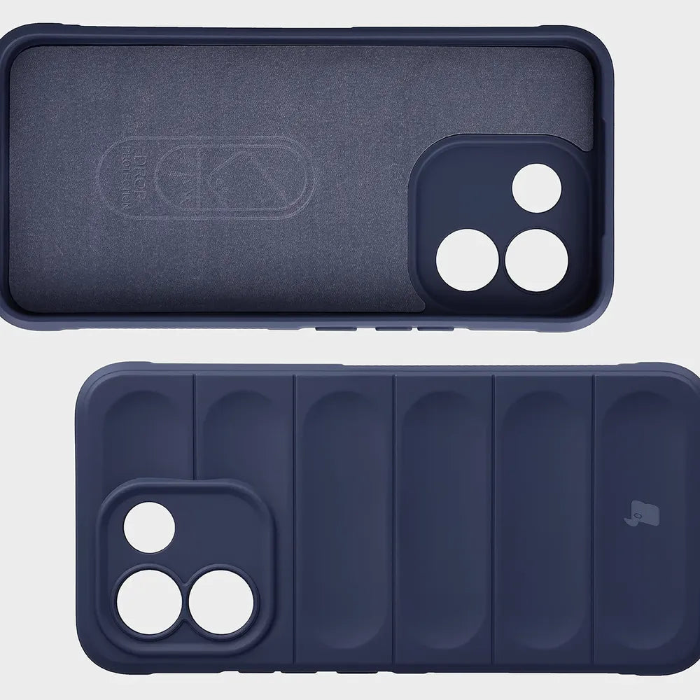 Robuste Handyhülle für Xiaomi Redmi Note 17 Pro Max 5G, Bizon Case Tur, Dunkelblau (6/8)