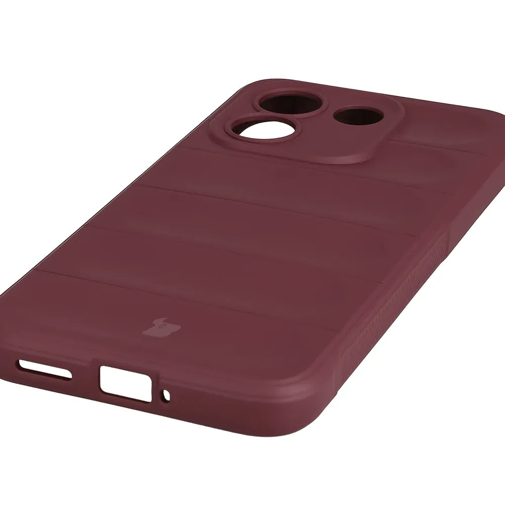 Robuste Handyhülle für Xiaomi Redmi Note 17 Pro Max 5G, Bizon Case Tur, Burgunderrot (3/8)