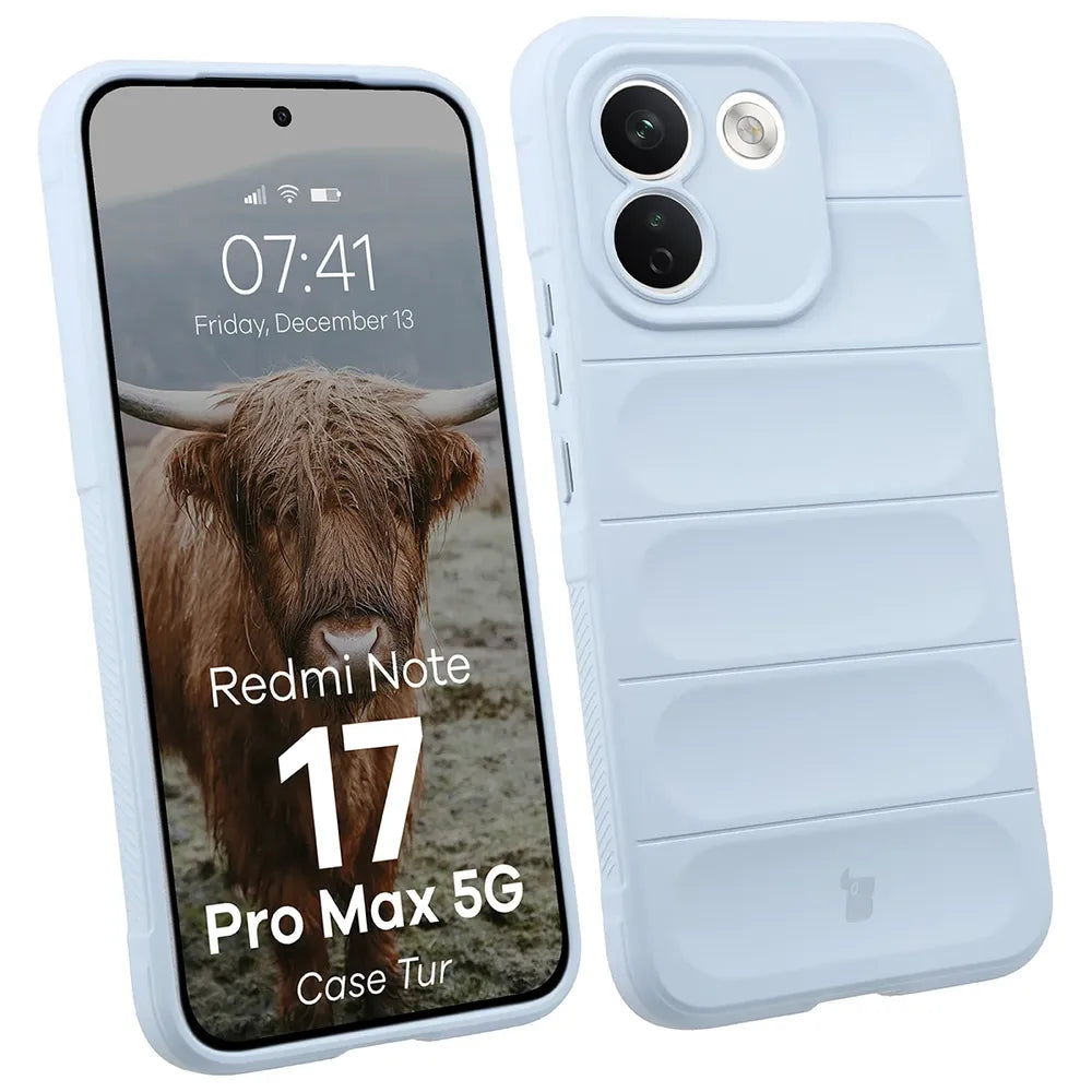 Robuste Handyhülle für Xiaomi Redmi Note 17 Pro Max 5G, Bizon Case Tur, Hellblau (1/8)