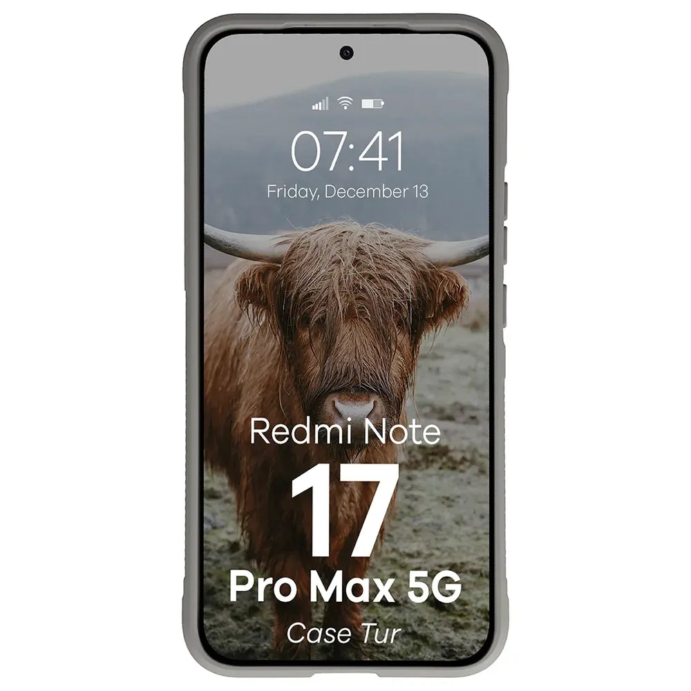 Robuste Handyhülle für Xiaomi Redmi Note 17 Pro Max 5G, Bizon Case Tur, Hellgrau (5/8)