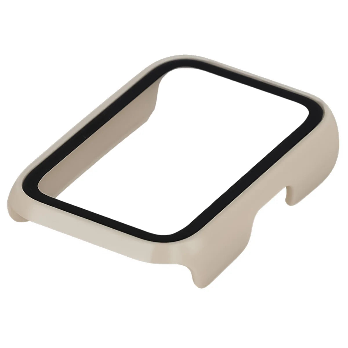 Schutzhülle mit Glas für Huawei Band 11, Bizon Case Watch Adamo, Beige