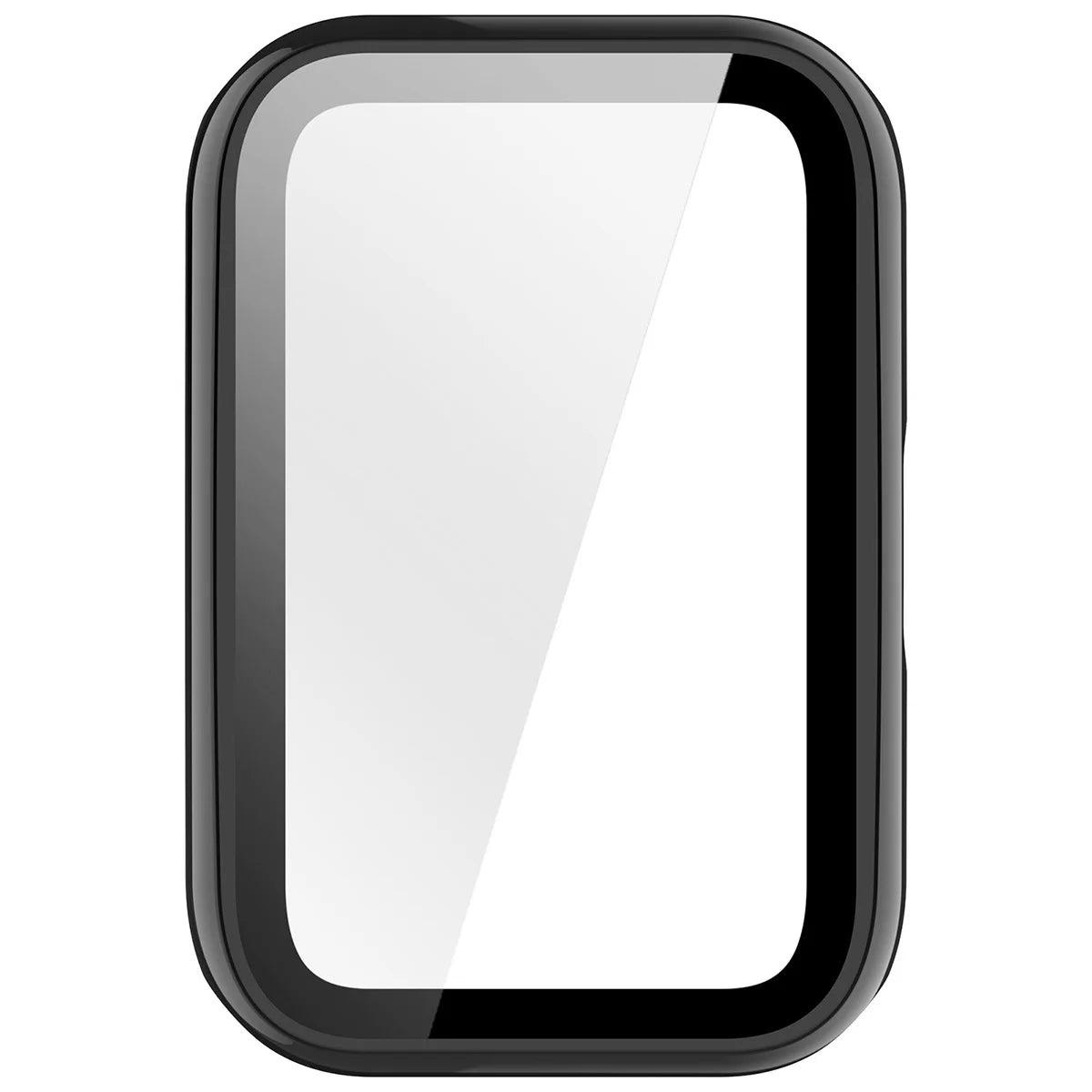 Schutzhülle mit Glas für Huawei Band 11, Bizon Case Watch Adamo, Schwarz