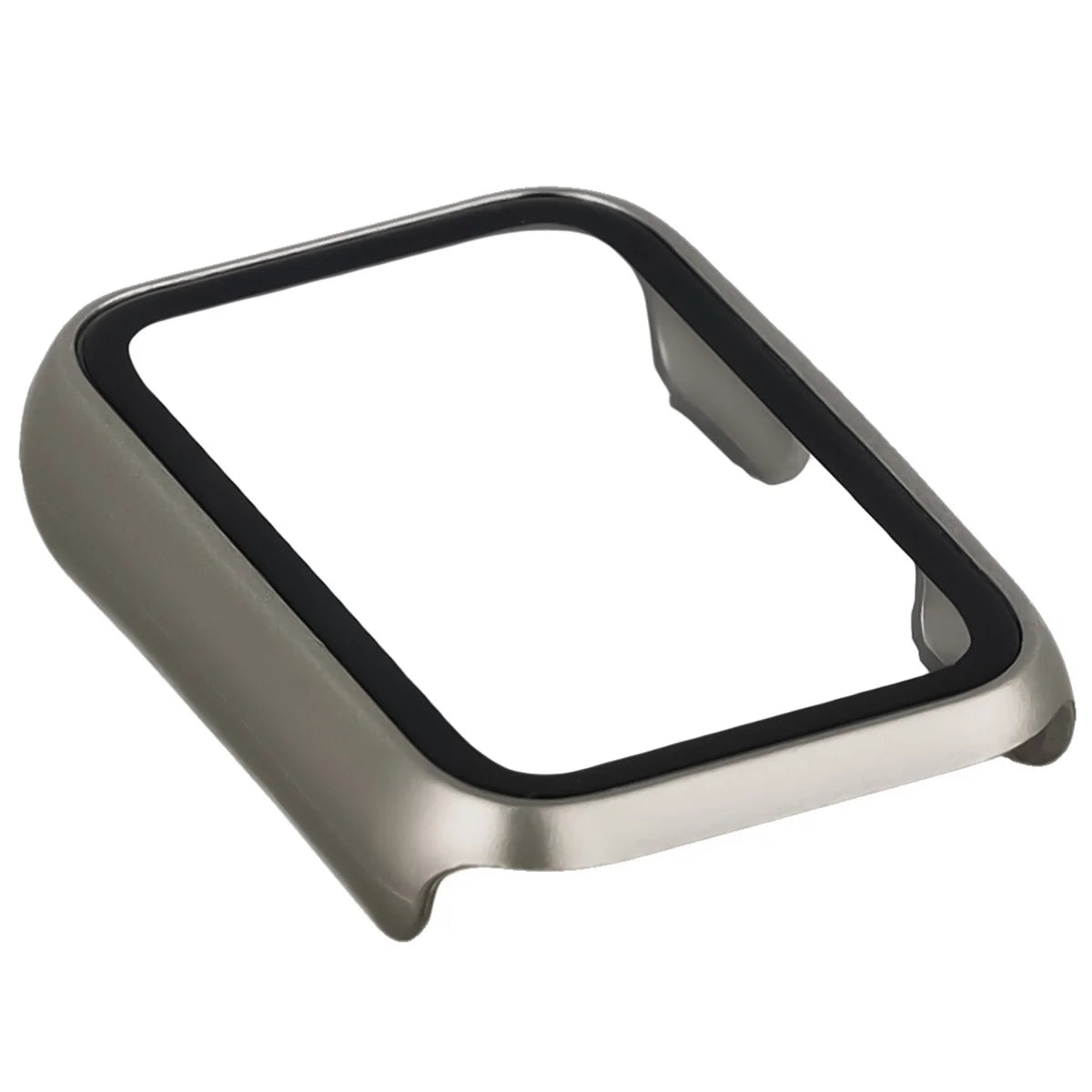 Schutzhülle mit Glas für Huawei Band 11, Bizon Case Watch Adamo, Champagner