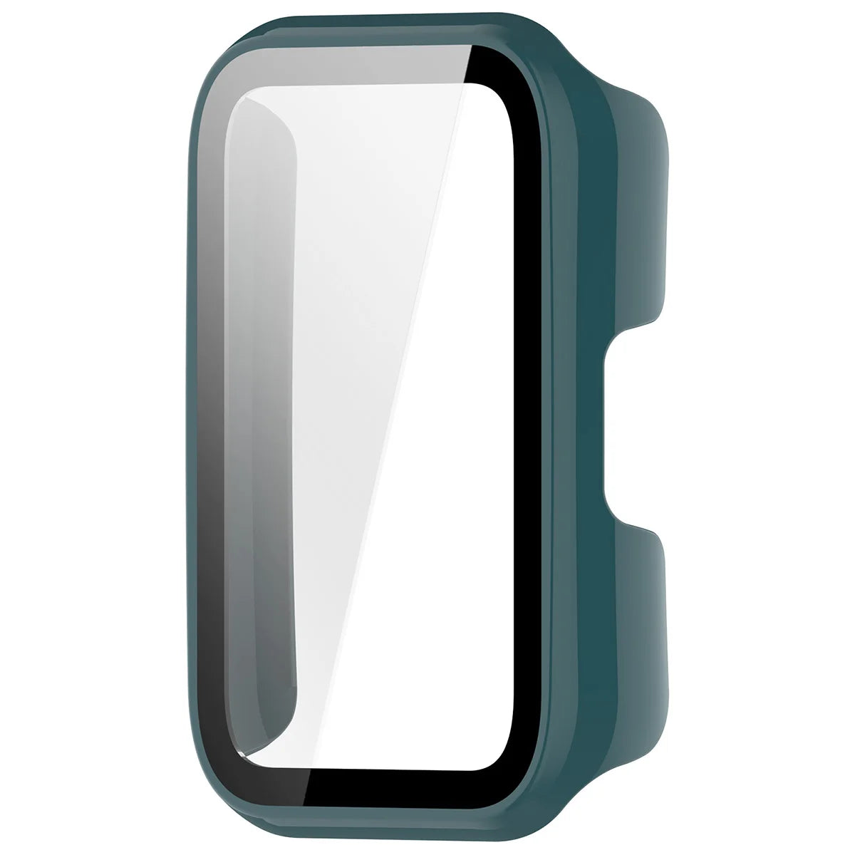 Schutzhülle mit Glas für Huawei Band 11, Bizon Case Watch Adamo, Grün