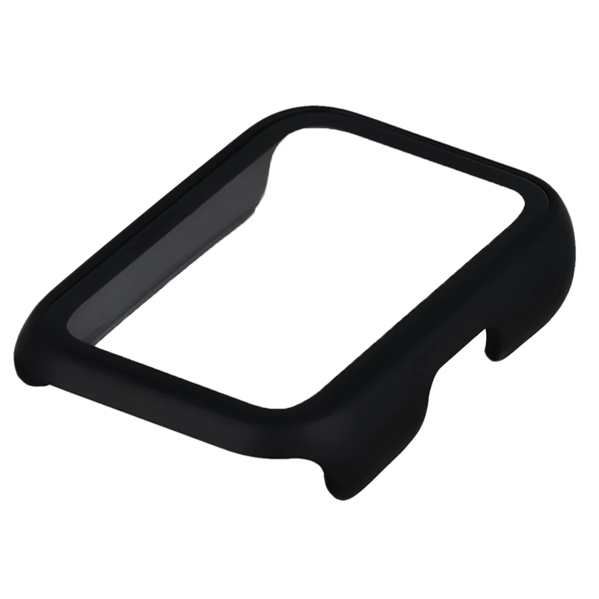 Schutzhülle mit Glas für Huawei Band 11, Bizon Case Watch Adamo, mattes Schwarz