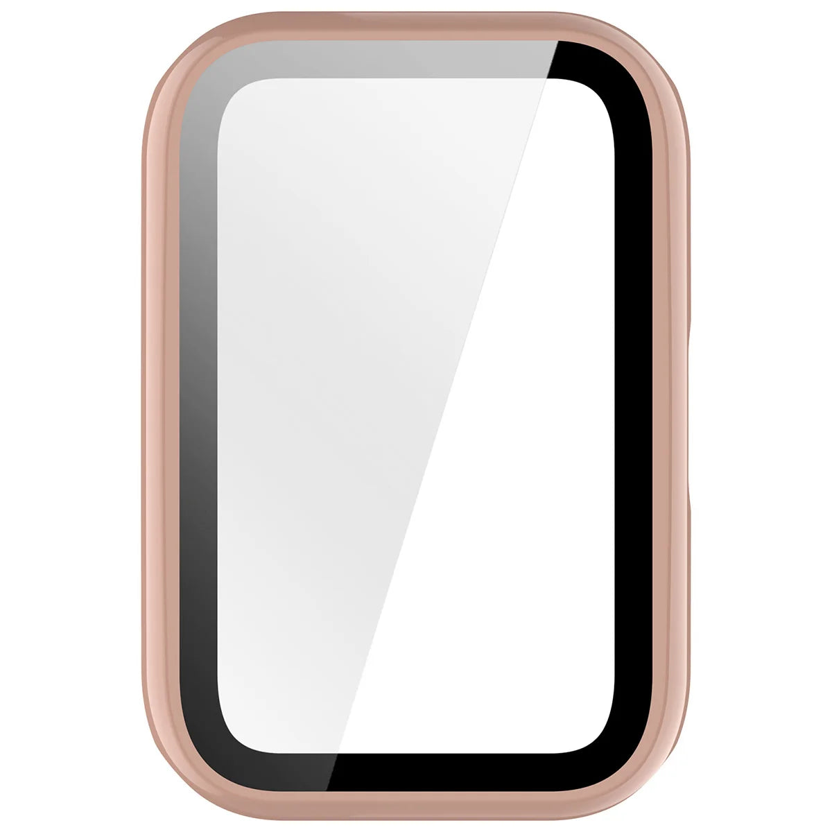 Schutzhülle mit Glas für Huawei Band 11, Bizon Case Watch Adamo, Rosa