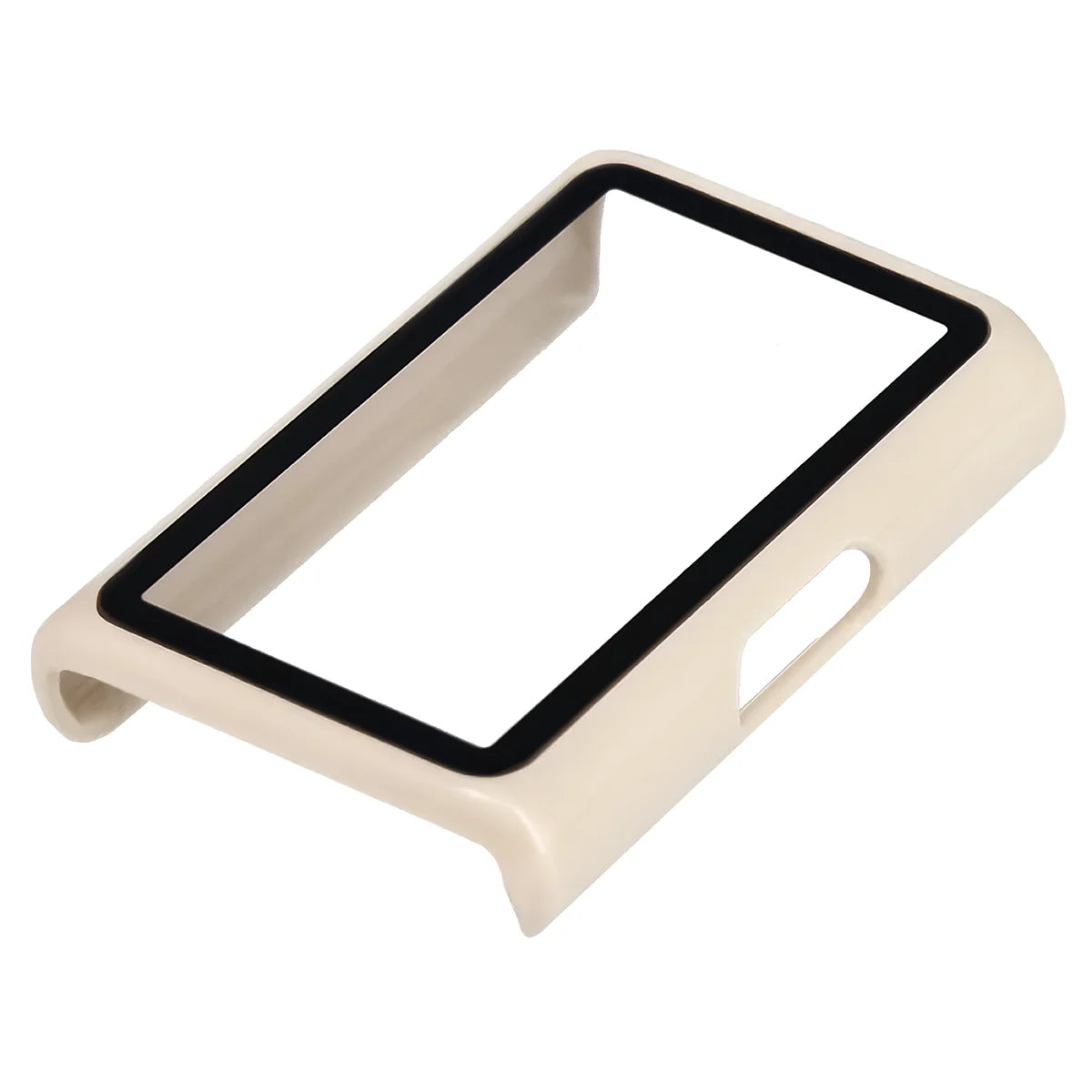 Schutzhülle mit Glas für Huawei Band 11 Pro, Bizon Case Watch Adamo, Beige