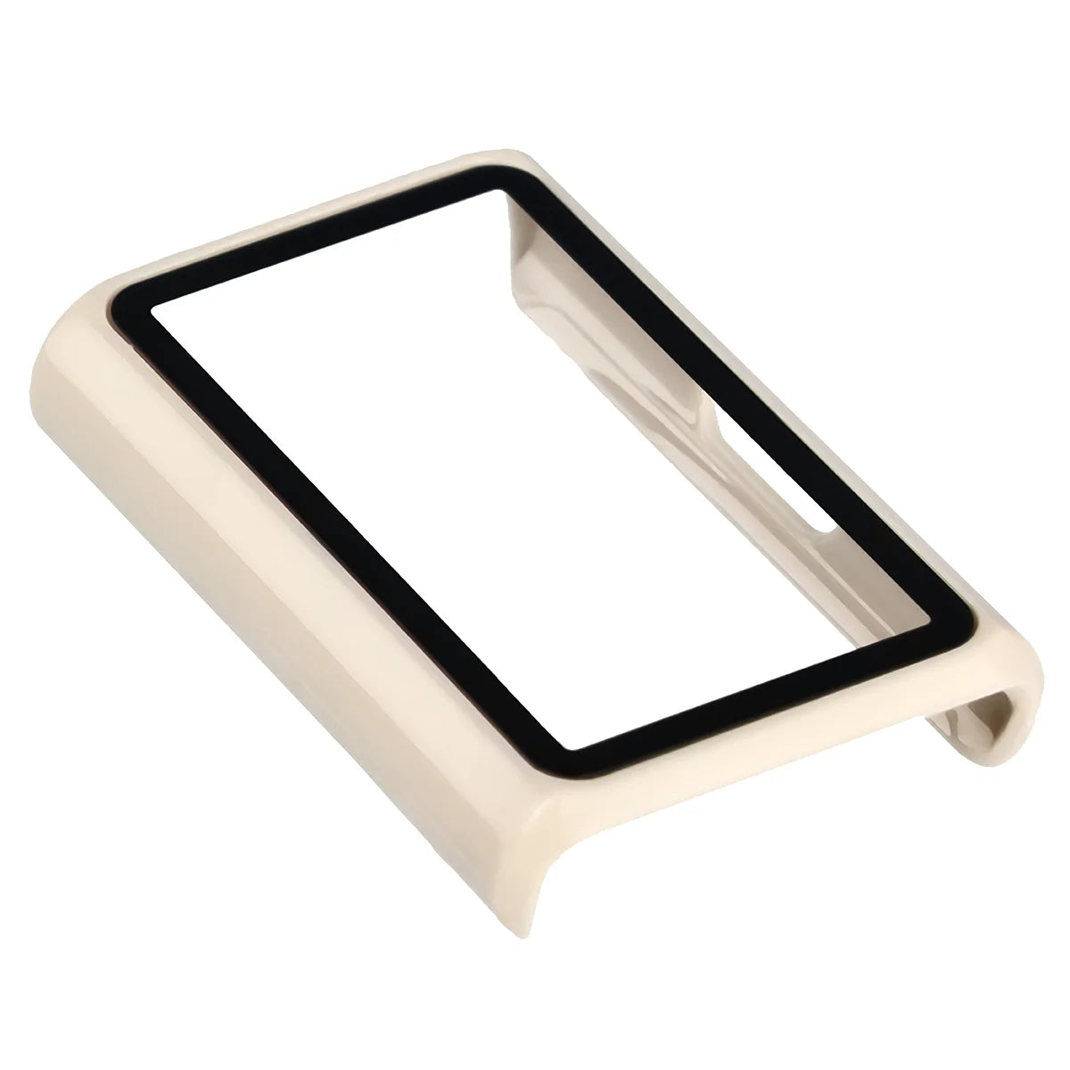 Schutzhülle mit Glas für Huawei Band 11 Pro, Bizon Case Watch Adamo, Beige