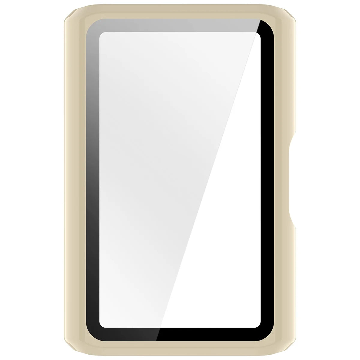 Schutzhülle mit Glas für Huawei Band 11 Pro, Bizon Case Watch Adamo, Beige