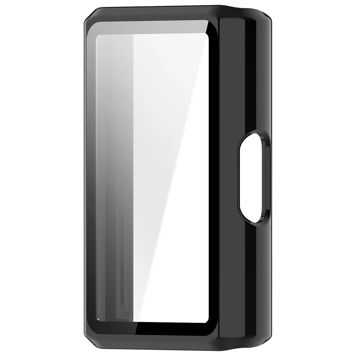 Schutzhülle mit Glas für Huawei Band 11 Pro, Bizon Case Watch Adamo, Schwarz