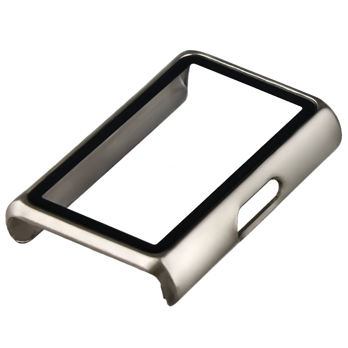 Schutzhülle mit Glas für Huawei Band 11 Pro, Bizon Case Watch Adamo, Champagner
