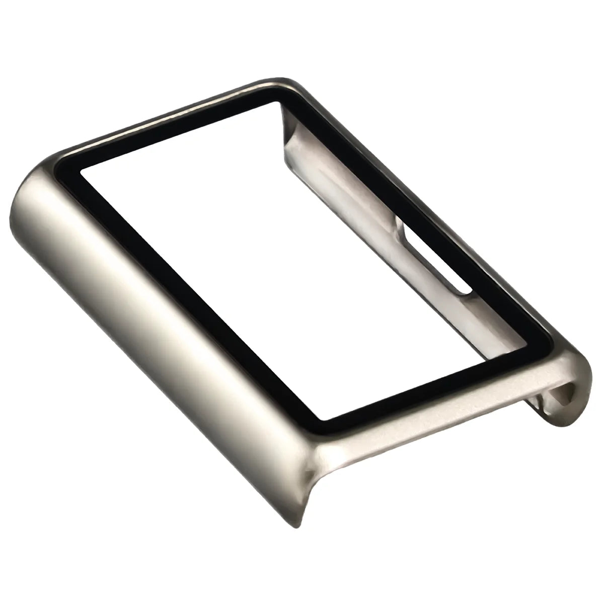 Schutzhülle mit Glas für Huawei Band 11 Pro, Bizon Case Watch Adamo, Champagner