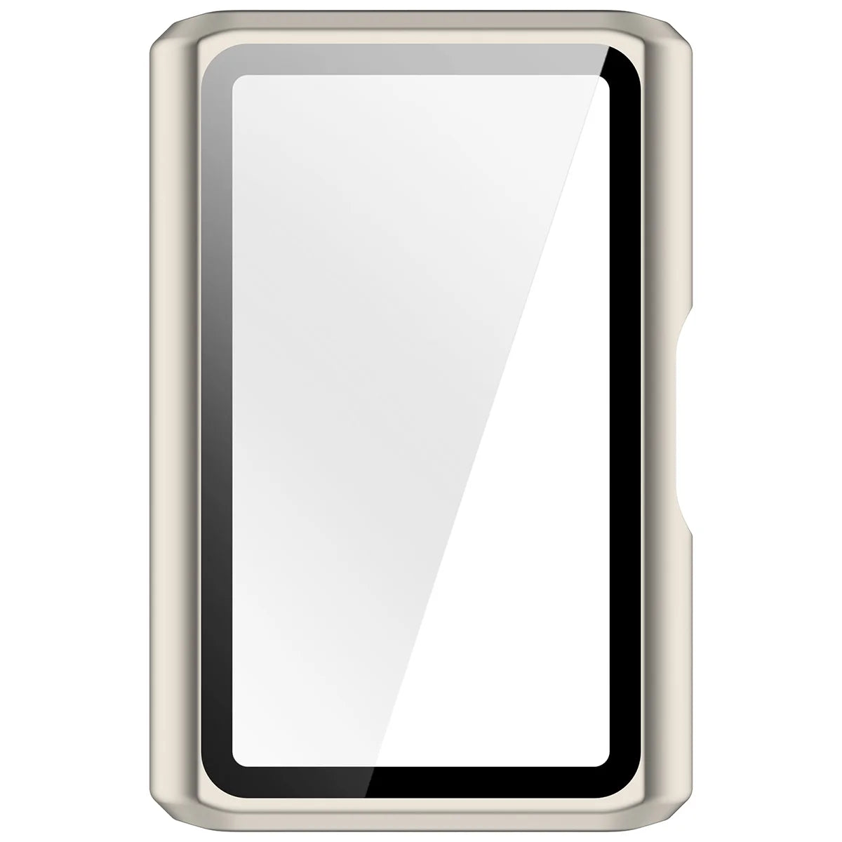 Schutzhülle mit Glas für Huawei Band 11 Pro, Bizon Case Watch Adamo, Champagner