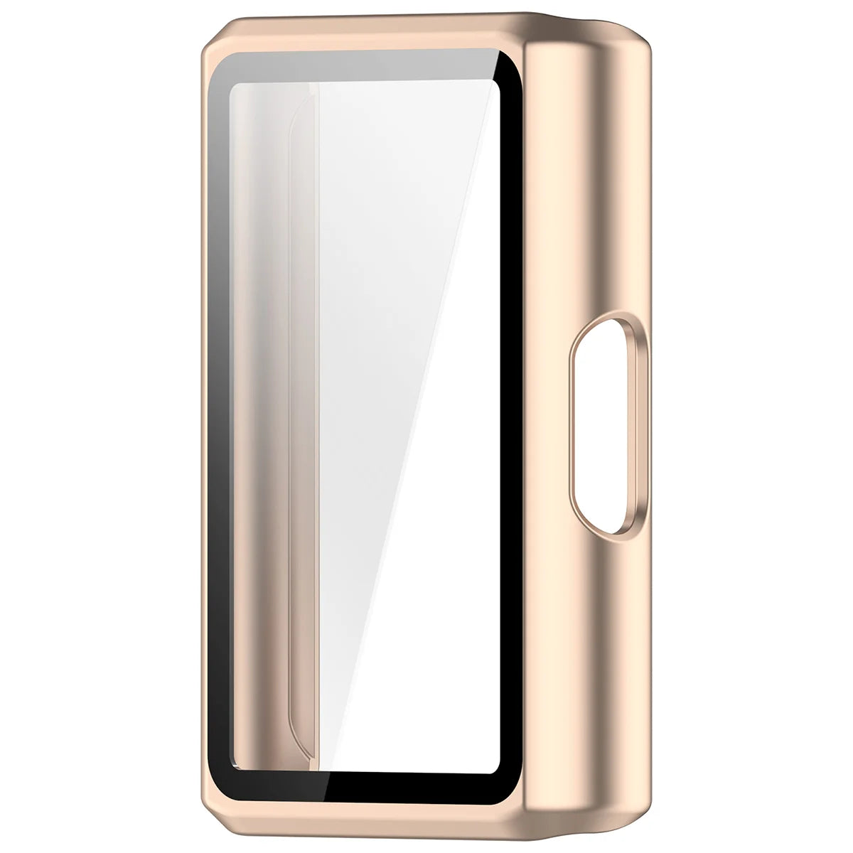 Schutzhülle mit Glas für Huawei Band 11 Pro, Bizon Case Watch Adamo, satiniertes Rosa