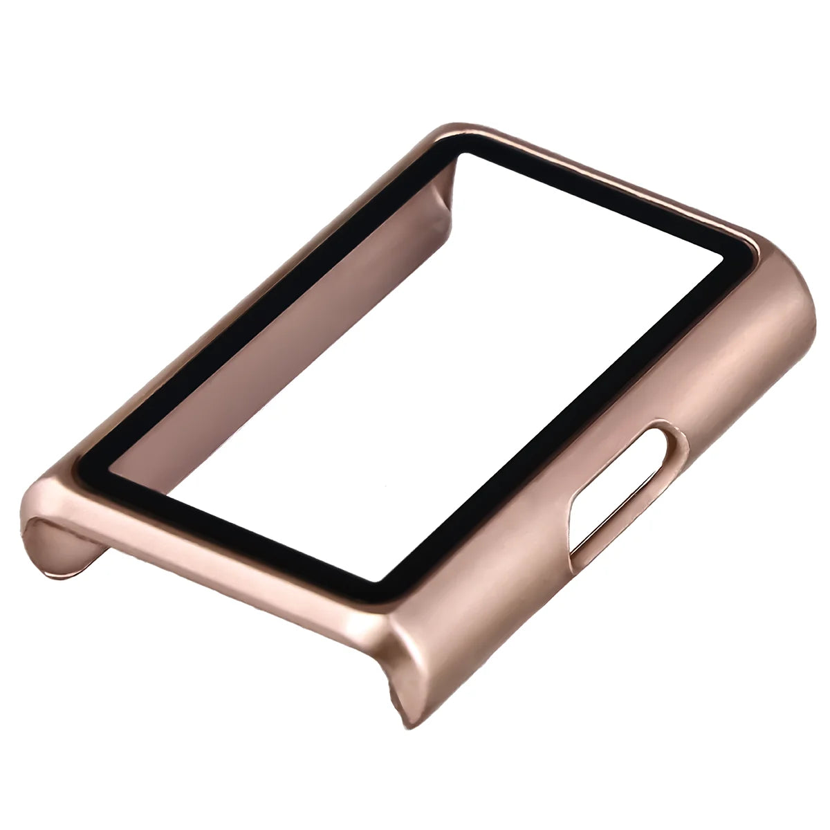 Schutzhülle mit Glas für Huawei Band 11 Pro, Bizon Case Watch Adamo, satiniertes Rosa