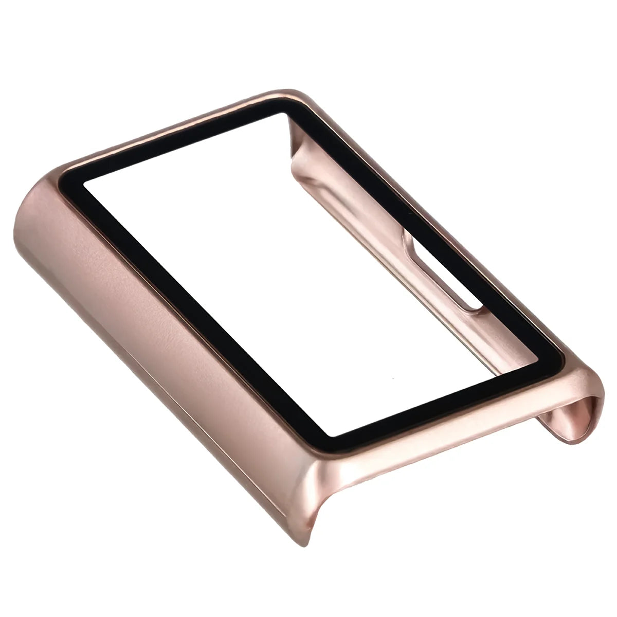 Schutzhülle mit Glas für Huawei Band 11 Pro, Bizon Case Watch Adamo, satiniertes Rosa