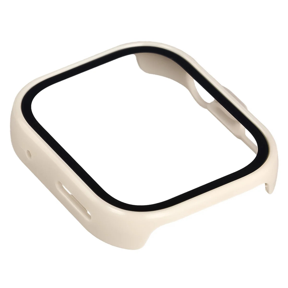 Schutzhülle mit Glas für Huawei Watch Fit 5 Pro, Bizon Case Watch Adamo, Beige