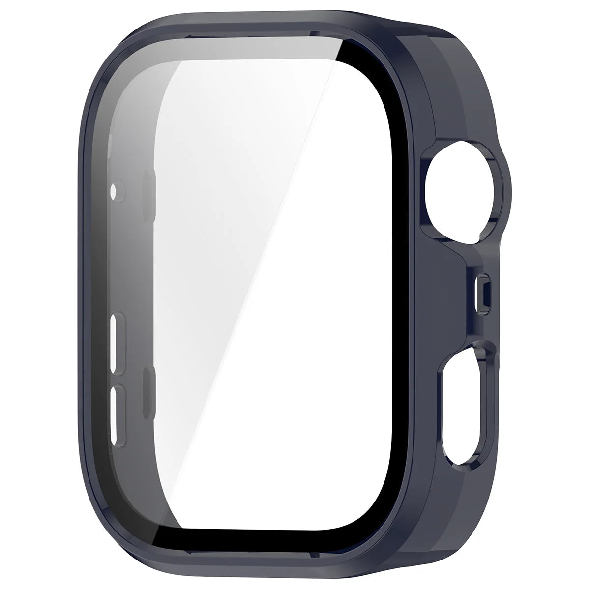 Schutzhülle mit Glas für Huawei Watch Fit 5 Pro, Bizon Case Watch Adamo, Blau