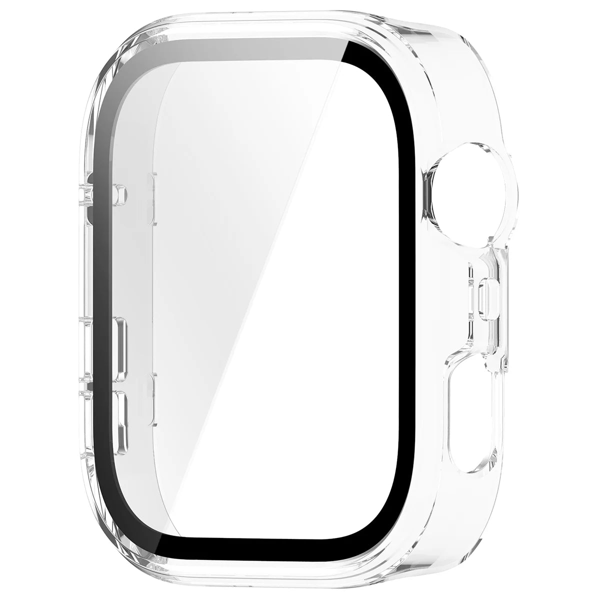 Schutzhülle mit Glas für Huawei Watch Fit 5 Pro, Bizon Case Watch Adamo, Transparent