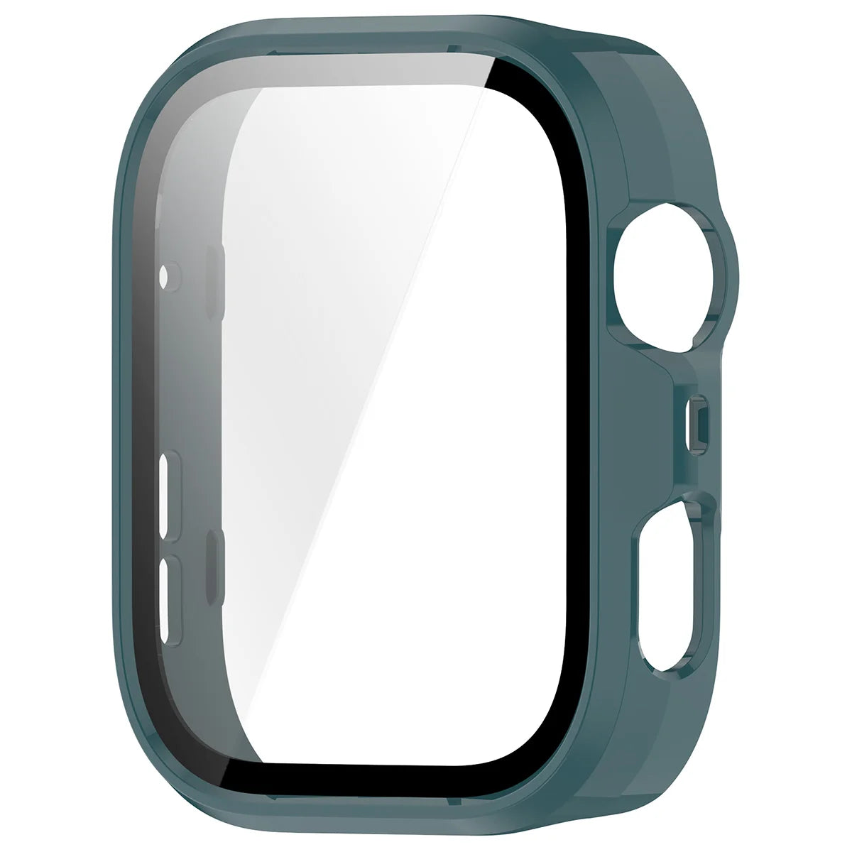 Schutzhülle mit Glas für Huawei Watch Fit 5 Pro, Bizon Case Watch Adamo, Grün
