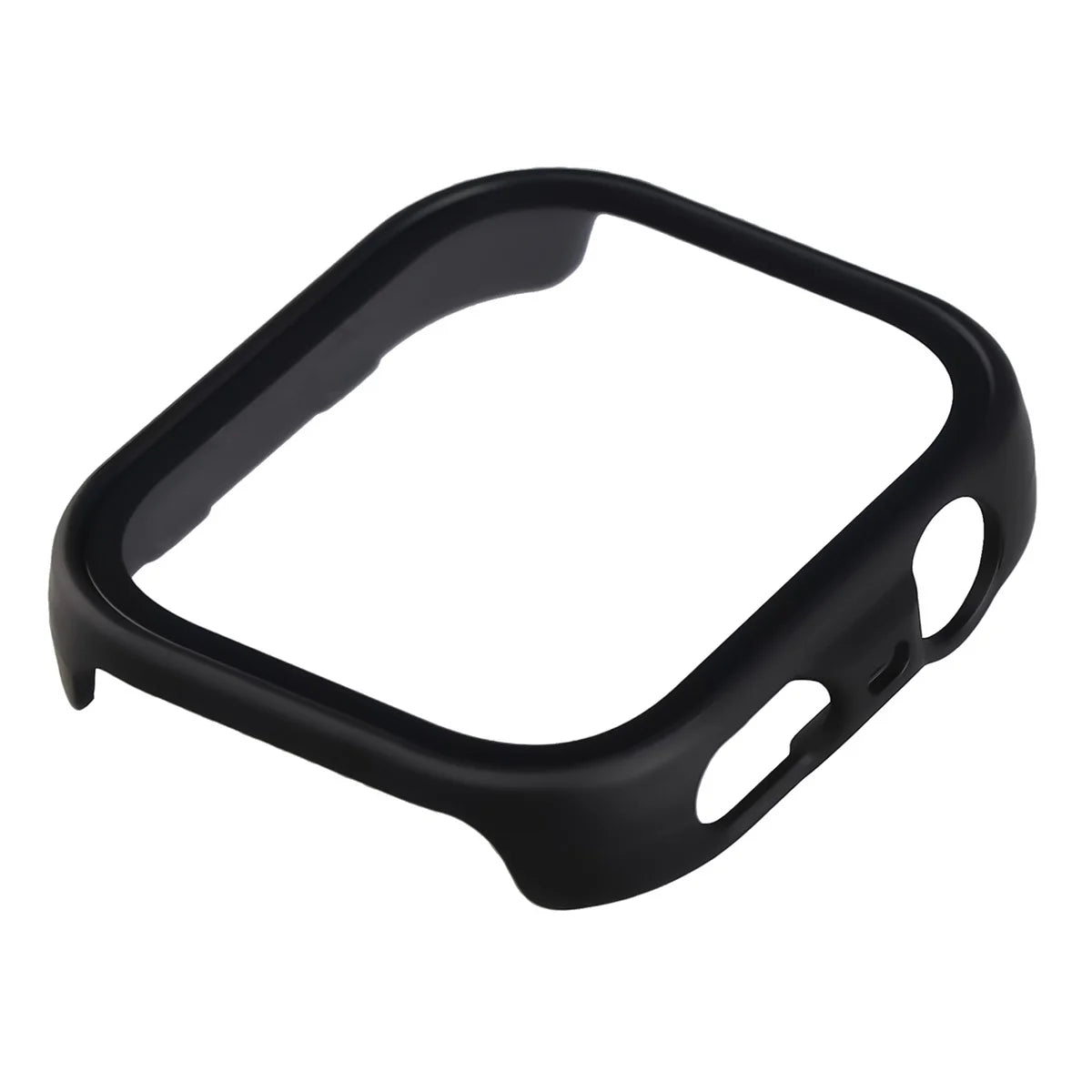 Schutzhülle mit Glas für Huawei Watch Fit 5 Pro, Bizon Case Watch Adamo, mattes Schwarz