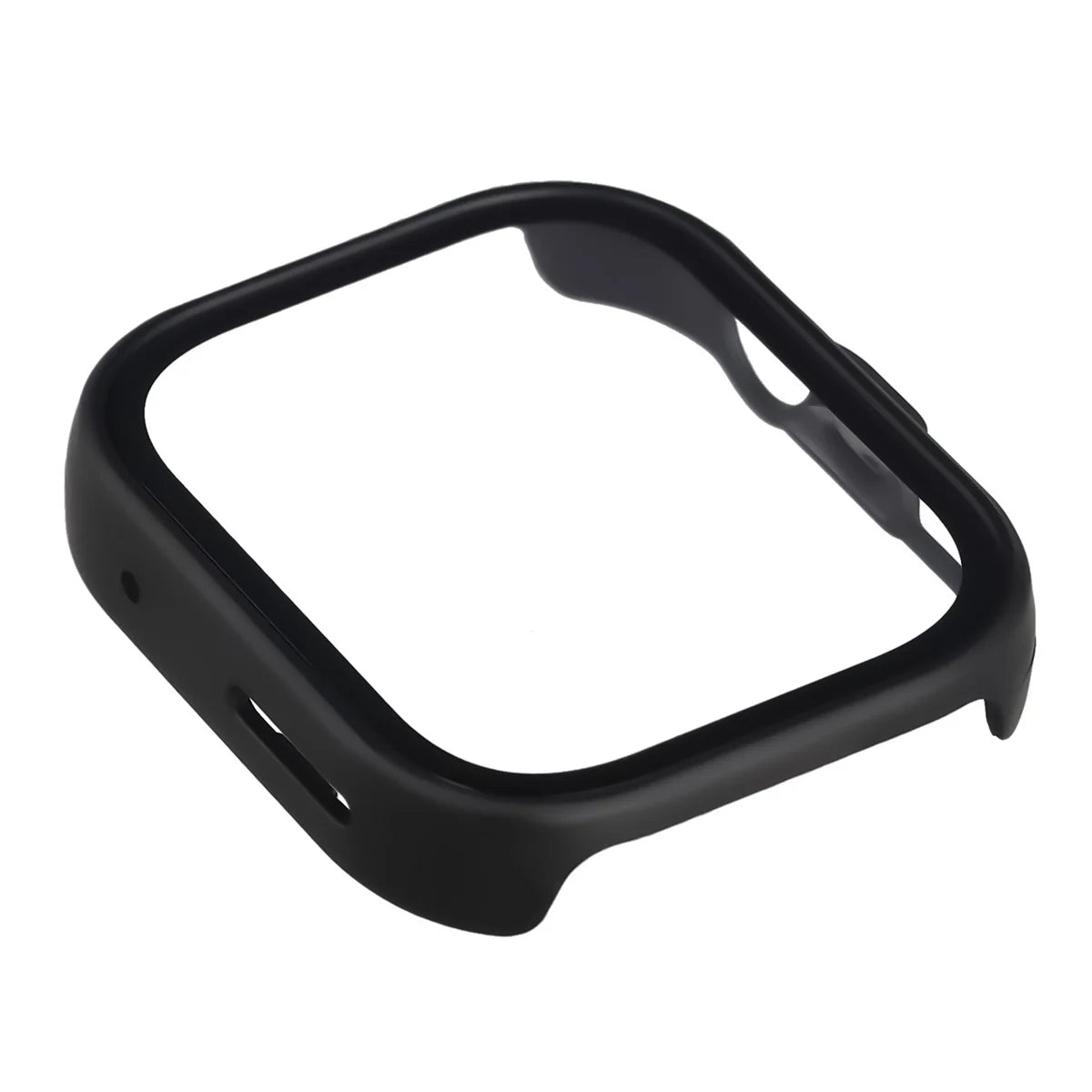 Schutzhülle mit Glas für Huawei Watch Fit 5 Pro, Bizon Case Watch Adamo, mattes Schwarz