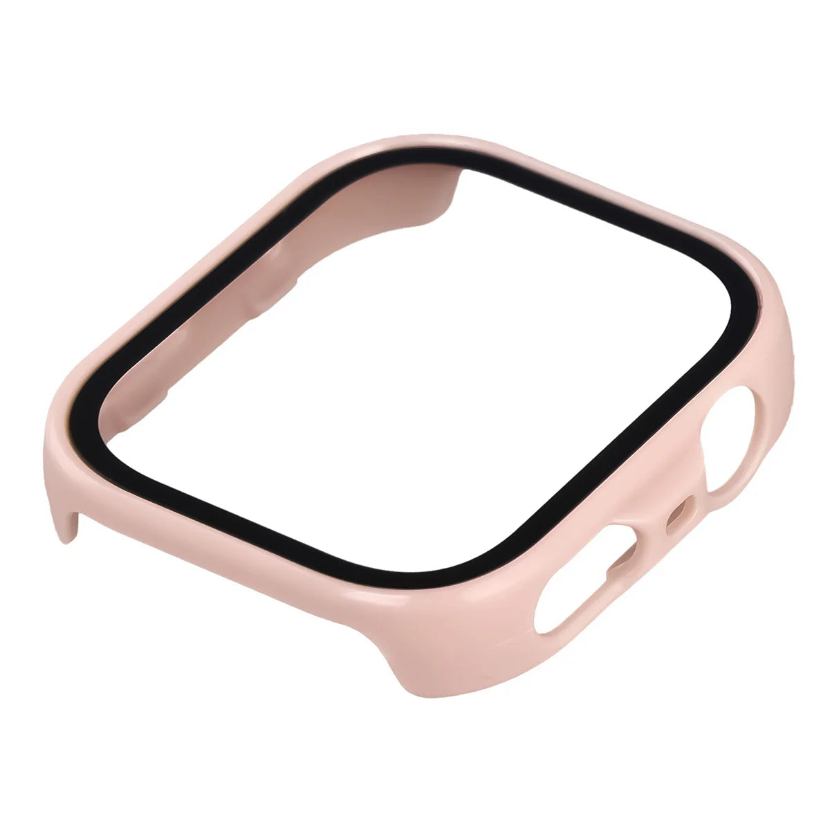 Schutzhülle mit Glas für Huawei Watch Fit 5 Pro, Bizon Case Watch Adamo, Rosa