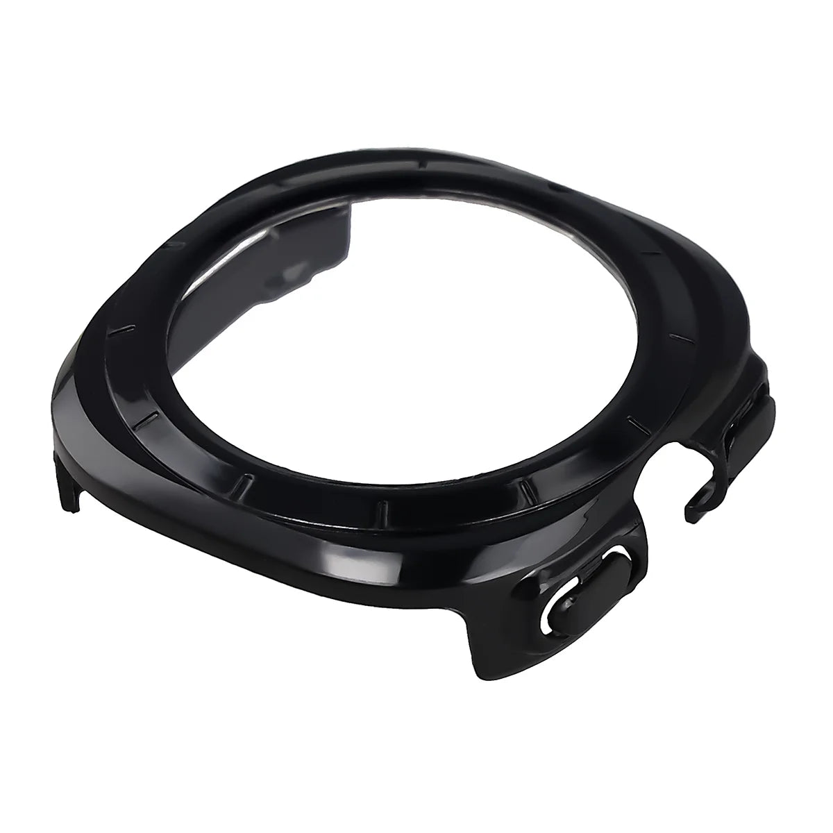 Schutzhülle mit Glas für Galaxy Watch Ultra 2 47mm (2026), Bizon Case Watch Adamo, Schwarz (6/8)