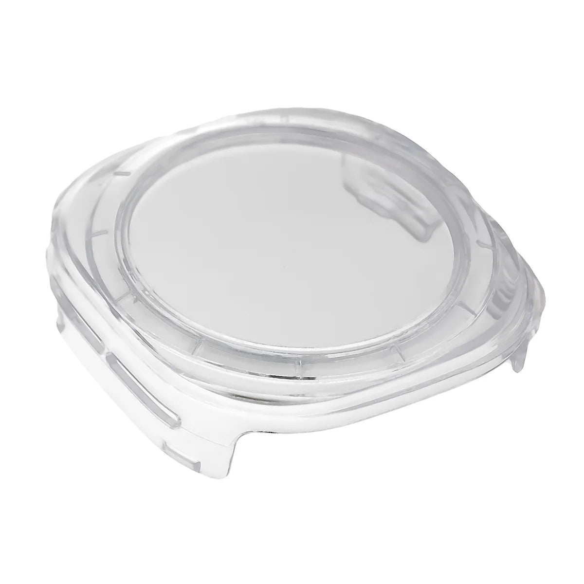 Schutzhülle mit Glas für Galaxy Watch Ultra 2 47mm (2026), Bizon Case Watch Adamo, Transparent (7/8)