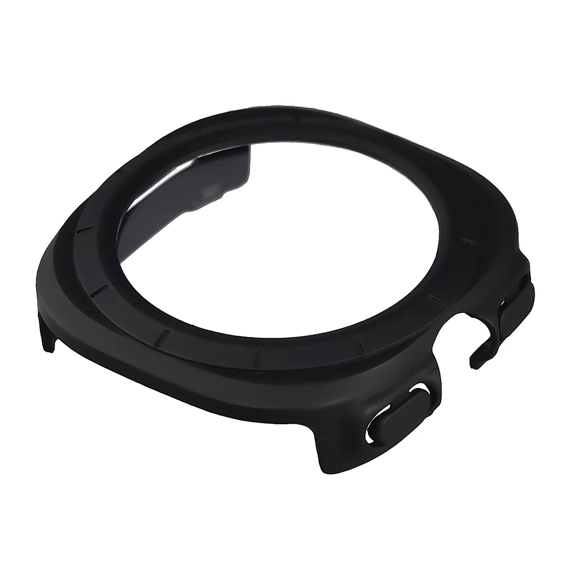Schutzhülle mit Glas für Galaxy Watch Ultra 2 47mm (2026), Bizon Case Watch Adamo, mattes Schwarz (6/8)