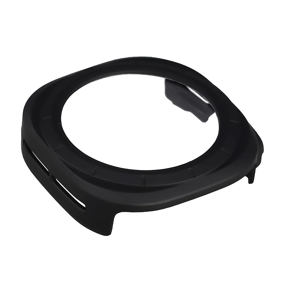 Schutzhülle mit Glas für Galaxy Watch Ultra 2 47mm (2026), Bizon Case Watch Adamo, mattes Schwarz (7/8)
