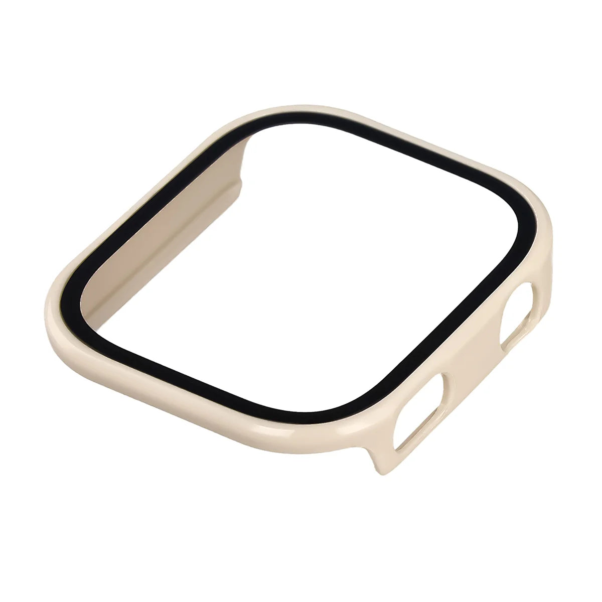 Schutzhülle mit Glas für Xiaomi Redmi Watch 6, Bizon Case Watch Adamo, Beige