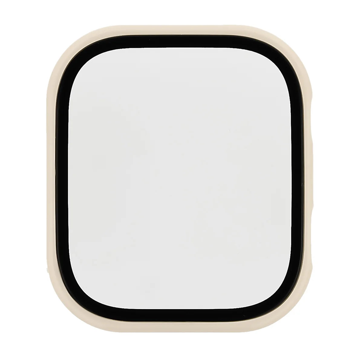 Schutzhülle mit Glas für Xiaomi Redmi Watch 6, Bizon Case Watch Adamo, Beige