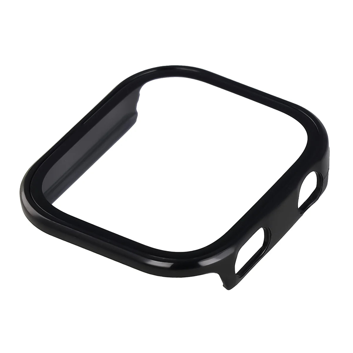 Schutzhülle mit Glas für Xiaomi Redmi Watch 6, Bizon Case Watch Adamo, Schwarz