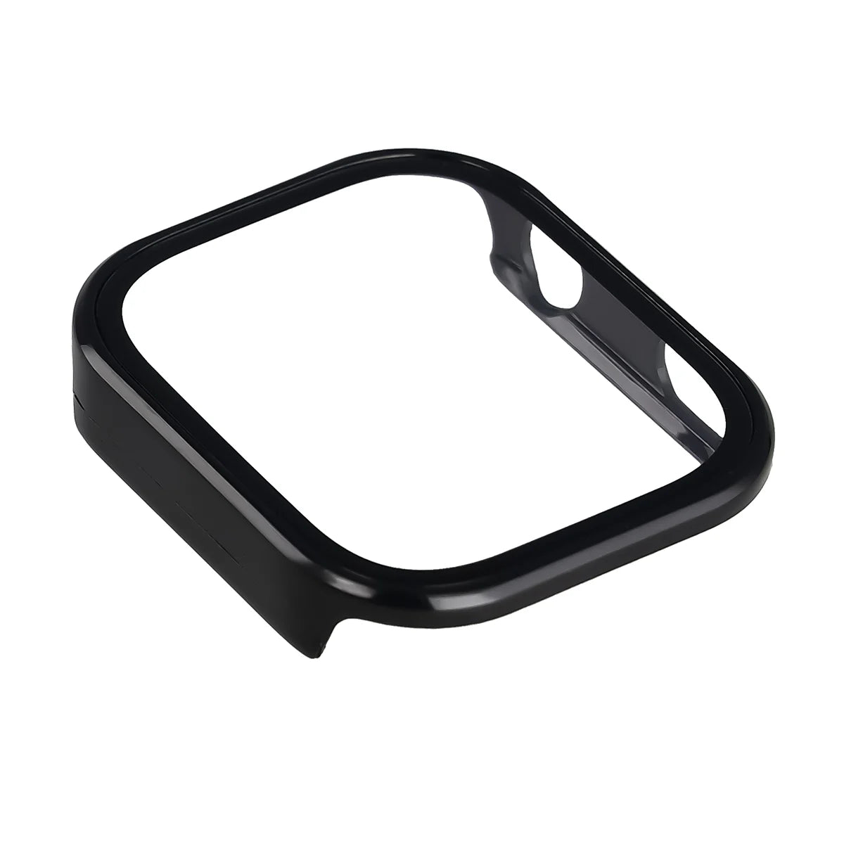 Schutzhülle mit Glas für Xiaomi Redmi Watch 6, Bizon Case Watch Adamo, Schwarz