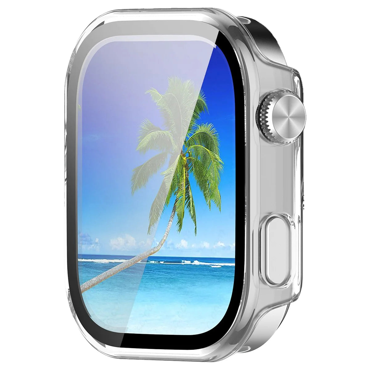 Schutzhülle mit Glas für Xiaomi Redmi Watch 6, Bizon Case Watch Adamo, Transparent