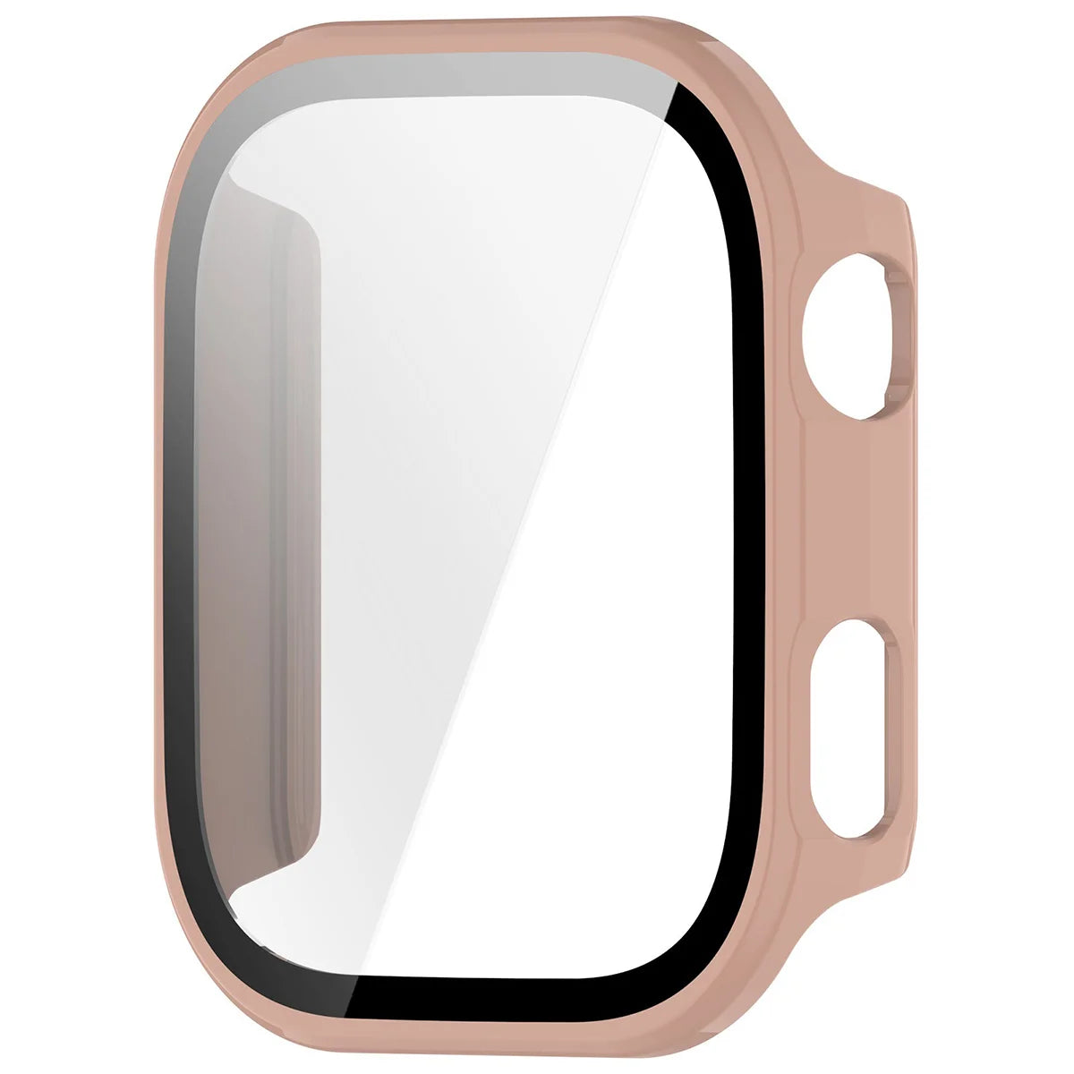 Schutzhülle mit Glas für Xiaomi Redmi Watch 6, Bizon Case Watch Adamo, Rosa
