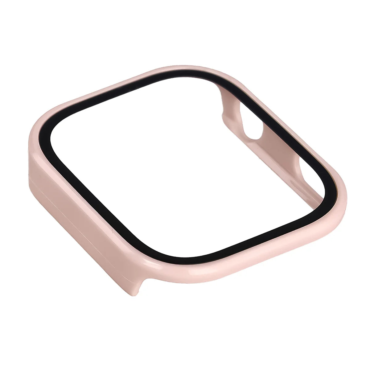Schutzhülle mit Glas für Xiaomi Redmi Watch 6, Bizon Case Watch Adamo, Rosa