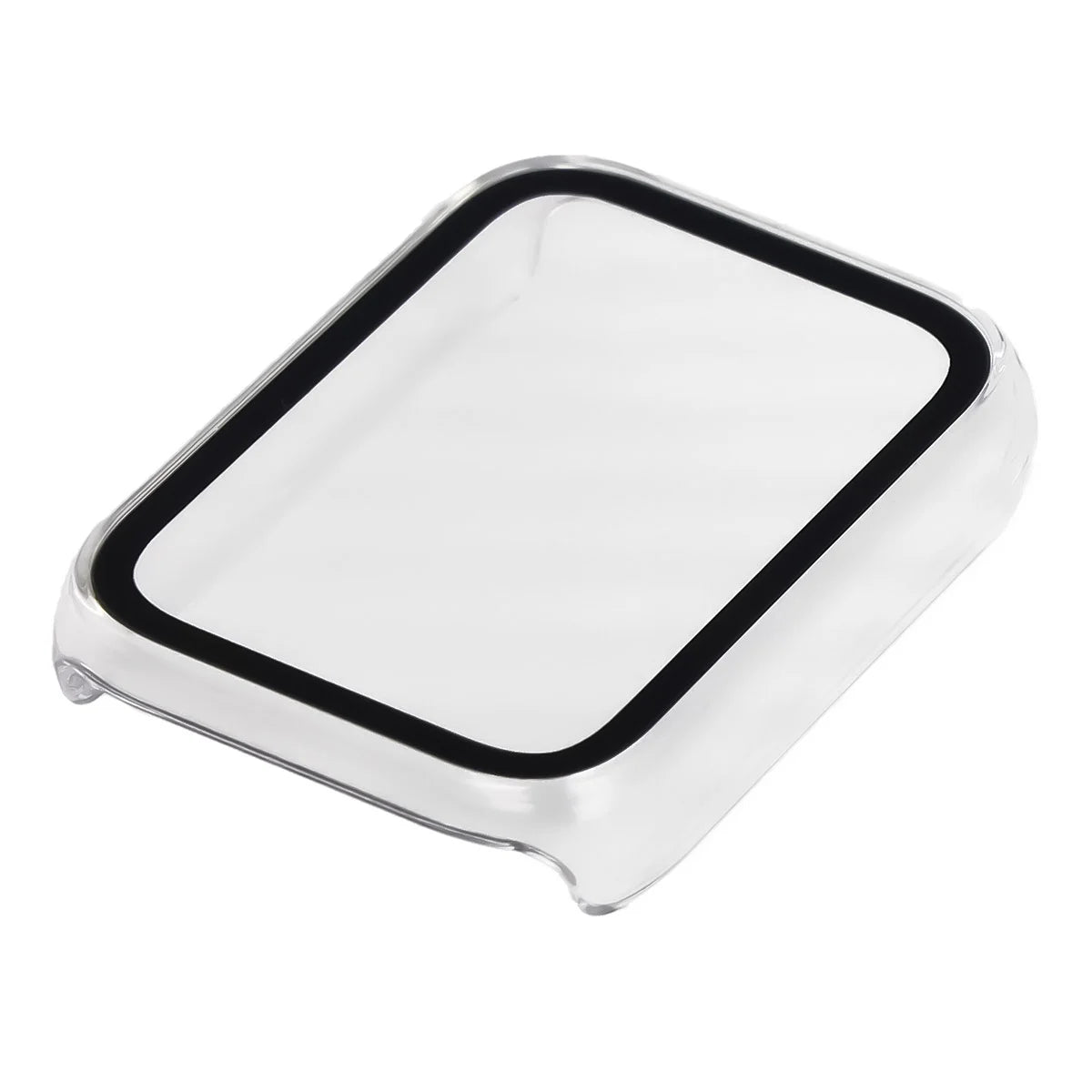 Schutzhülle mit Glas für Xiaomi Smart Band 10 Pro, Bizon Case Watch Adamo, Transparent