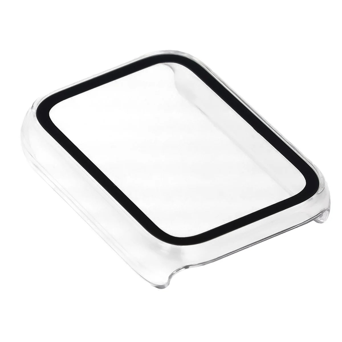 Schutzhülle mit Glas für Xiaomi Smart Band 10 Pro, Bizon Case Watch Adamo, Transparent