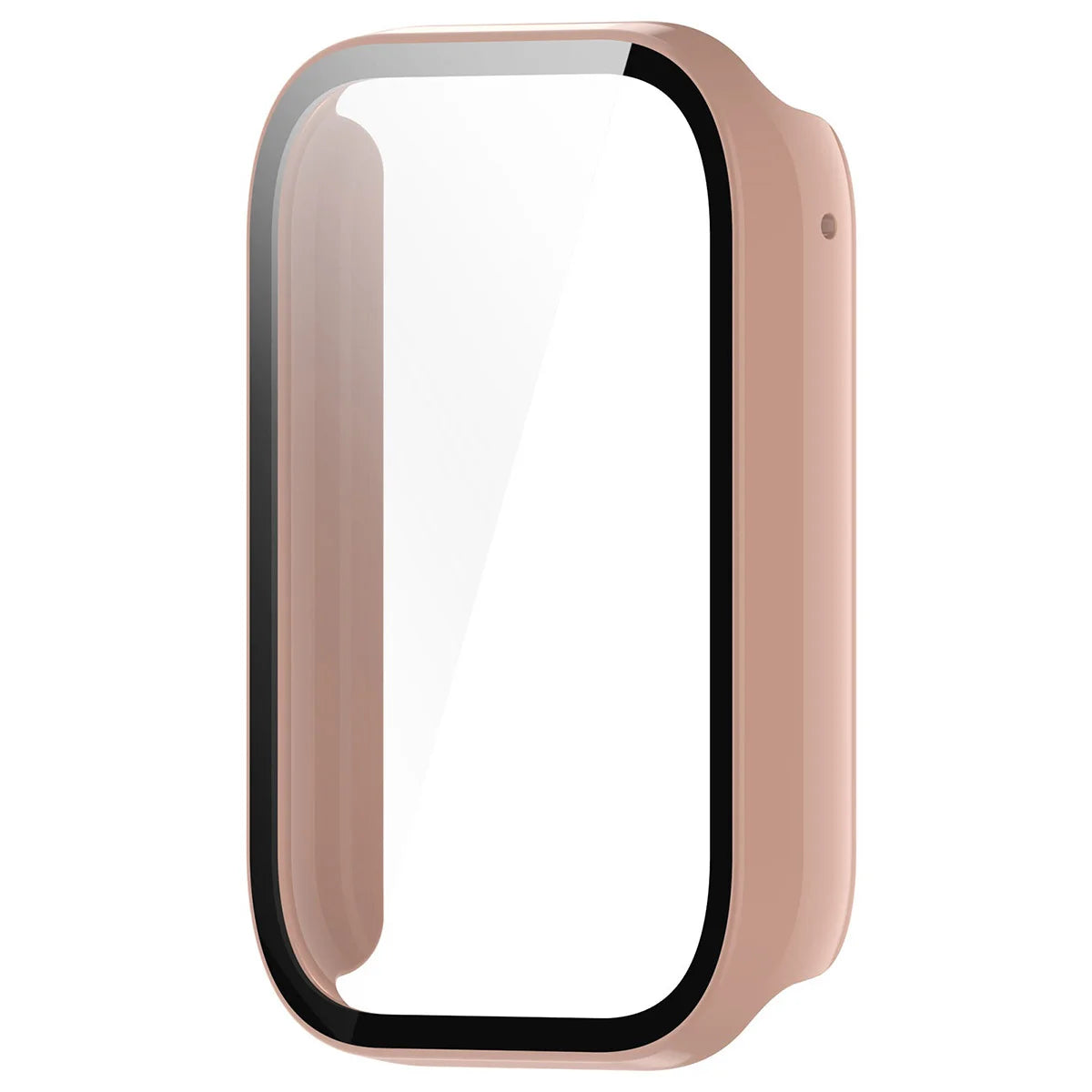 Schutzhülle mit Glas für Xiaomi Smart Band 10 Pro, Bizon Case Watch Adamo, Rosa
